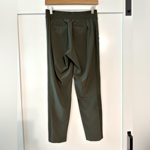 Athleta BROOKLYN MID RISE ANKLE PANT, Olive Green, size 0 - Picture 2 of 7